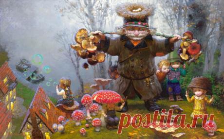 «Ожившие сказки»: философско-символические картины Виктора Низовцева