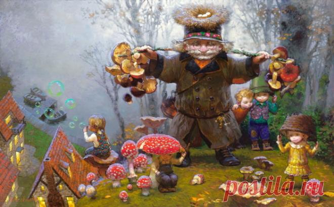 «Ожившие сказки»: философско-символические картины Виктора Низовцева