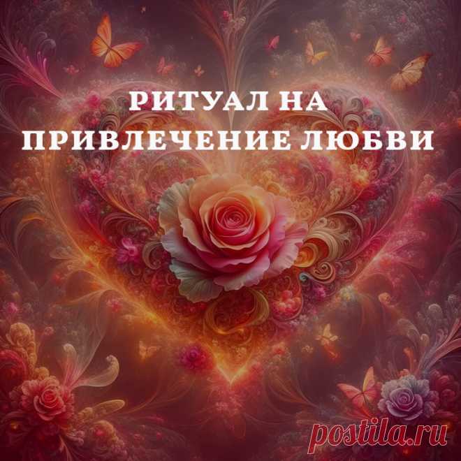 Ритуал на привлечение любви
Здесь я расскажу, как можно просто и легко привлечь энергию любви в вашу жизнь. Хоть в своей работе я пользуюсь более сильным ритуалом, но именно такой, проверенный и выверенный лично мною вариант, без всяких опасений и страха негативных последствий вы можете использовать сами хоть каждый день.