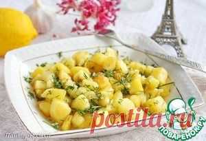 Картофель, жаренный с лимоном и чесноком - кулинарный рецепт
