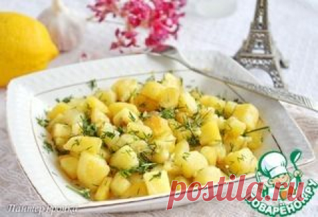 Картофель, жаренный с лимоном и чесноком - кулинарный рецепт