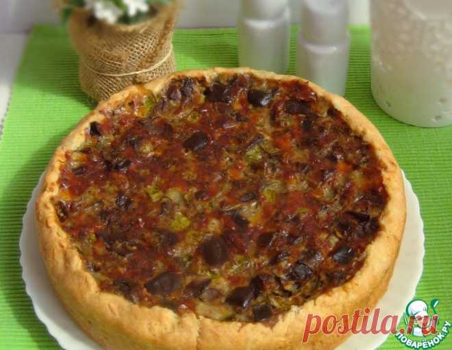 Овощной пирог с кабачками и баклажанами – кулинарный рецепт