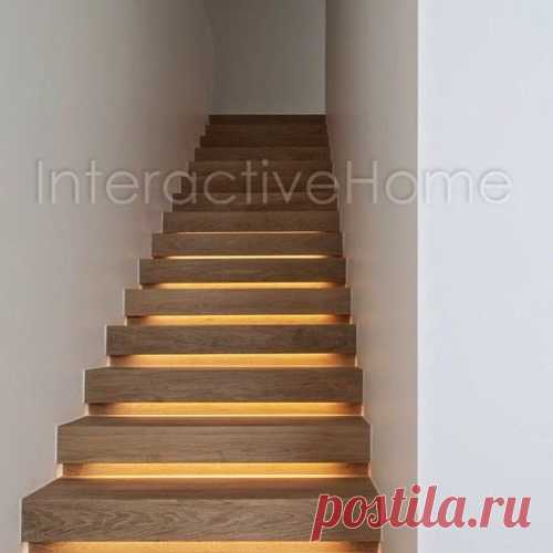 Фото подсветки лестниц