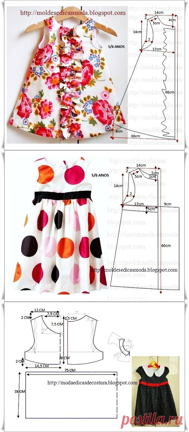 Летние наряды для девочек. Легкий крой (Шитье и крой) | Журнал Вдохновение Рукодельницы