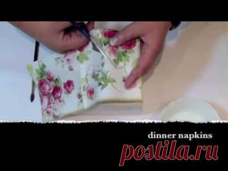 Декупаж шкатулки для новичков