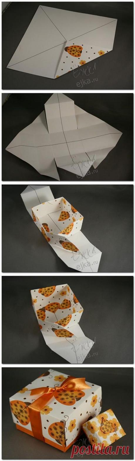 Подарочная коробка - мастерим сами, мастер класс » Zoluwka.net