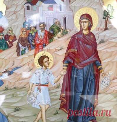 Редкая икона - Богородица с отроком Иисусом.