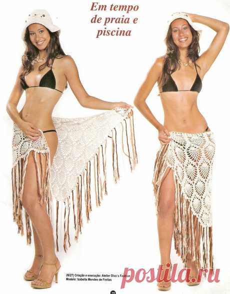 Inspirações de Croche com Any Lucy: Saída de praia