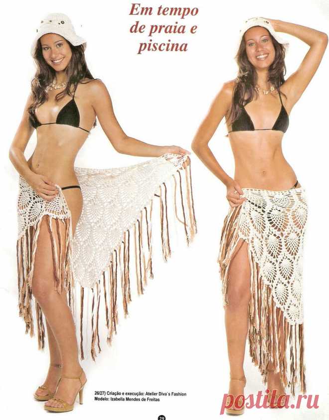 Inspirações de Croche com Any Lucy: Saída de praia