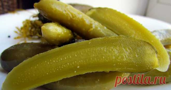 Маринованные огурцы