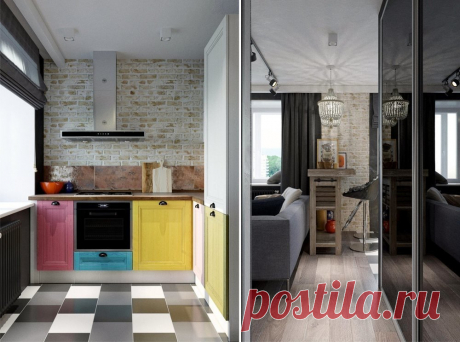 Превратили хрущевку в стильную студию: проект в Москве | Свежие идеи дизайна интерьеров, декора, архитектуры на InMyRoom.ru