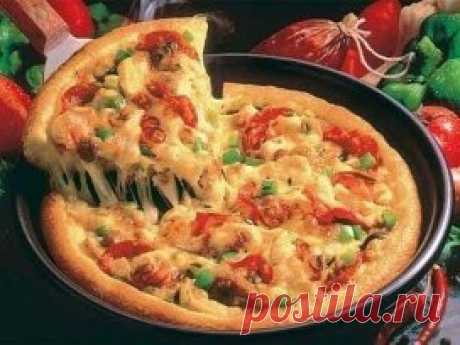 Пицца на сковороде за 10 минут !
