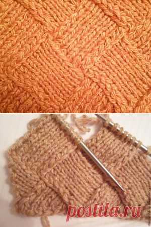 Вяжем полотно в технике Entrelac - Ярмарка Мастеров - ручная работа, handmade