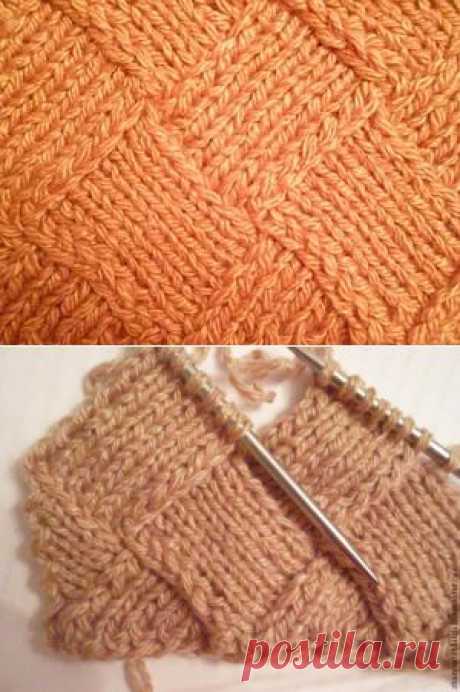 Вяжем полотно в технике Entrelac - Ярмарка Мастеров - ручная работа, handmade
