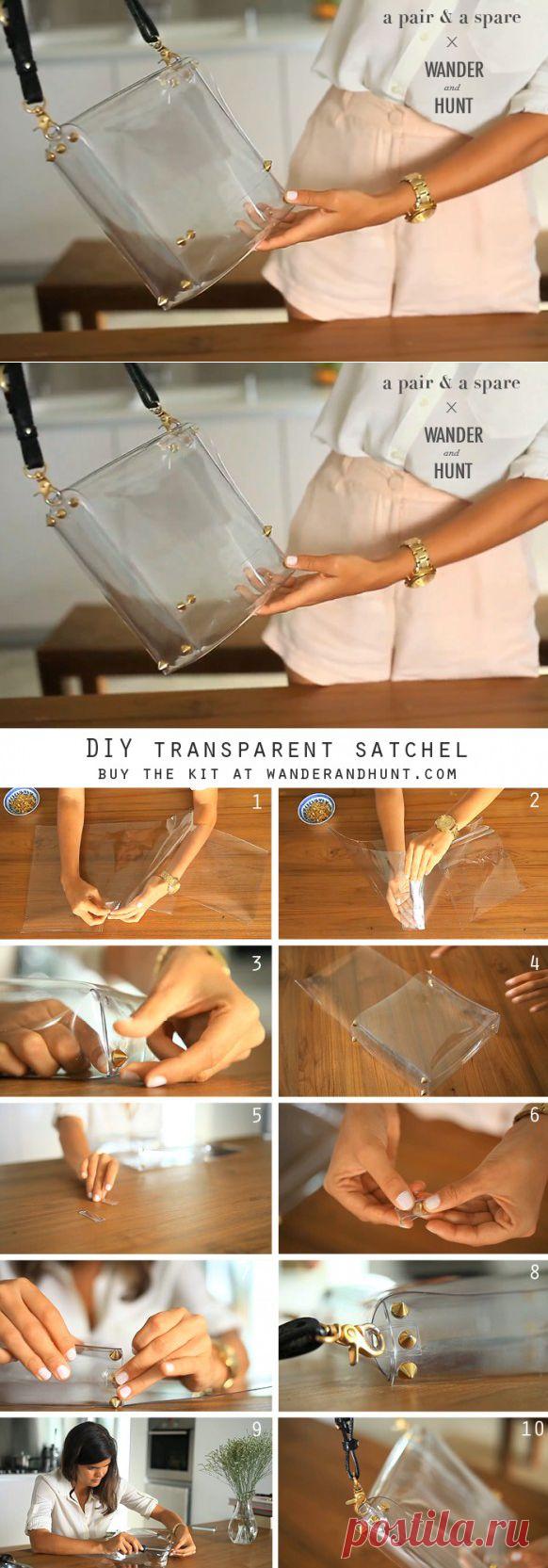 ПРОЗРАЧНАЯ СУМКА СВОИМИ РУКАМИ | Варварушка-Рукодельница