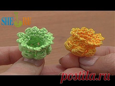 мк цветок нарциса(крючок).