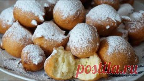БЫСТРЫЕ ПОНЧИКИ ФРИТУЛЕ без дрожжей/Donuts Fritule Как приготовить круглые хорватские пончики Фритуле на йогурте за 15 минут. Ещё похожие рецепты: пышки https://youtu.be/C0pDCOqEp_U кребли https://youtu.be/VX...