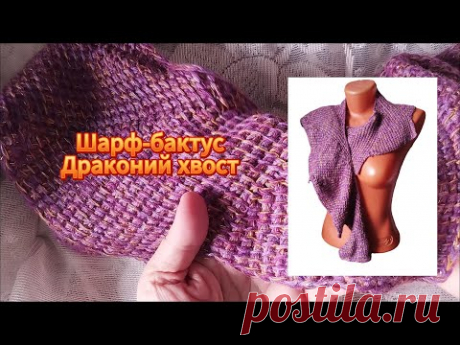 Бактус Драконий хвост, тунисское вязание