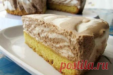 Торт "Пёрышко зебры"