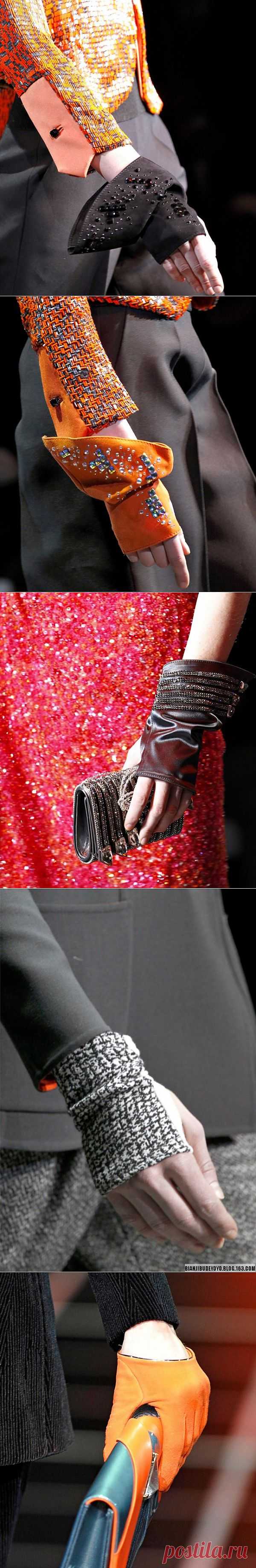 Митенки от Armani / Аксессуары (не украшения) / Модный сайт о стильной переделке одежды и интерьера