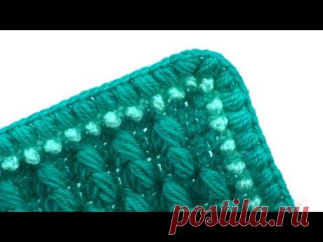 Объемная кайма с пупырышками   Beautiful voluminous border