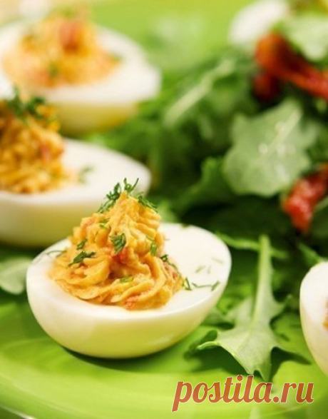 Фаршированные яйца: 25 вариантов для начинки | Вкусные рецепты