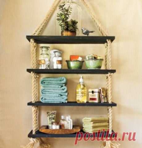 Как сделать настенные полки своими руками: оригинальные решения - Уют в доме