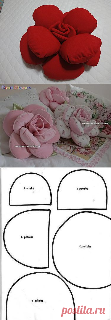 Декоративные подушки РОЗЫ.