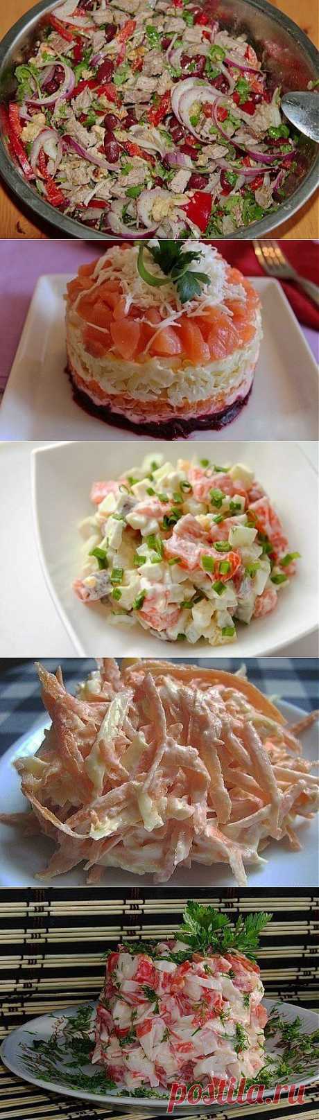 Подборка 10 самых вкусных салатов! Забираем, что бы не потерять!.