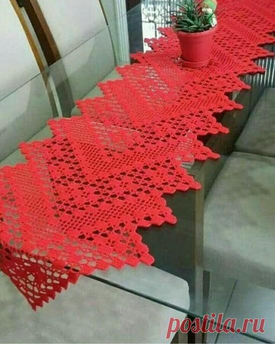 Чудесная дорожка крючком