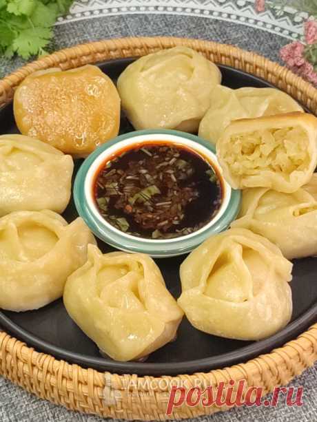 Манты на сковороде с картошкой — рецепт с фото пошагово