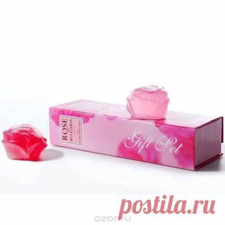 Rose of Bulgaria Подарочный набор мыла ручной работы, 3*30 г - купить, цена rose of bulgaria подарочный набор мыла ручной работы, 3*30 г в каталоге Наборы от интернет-магазина OZON.ru