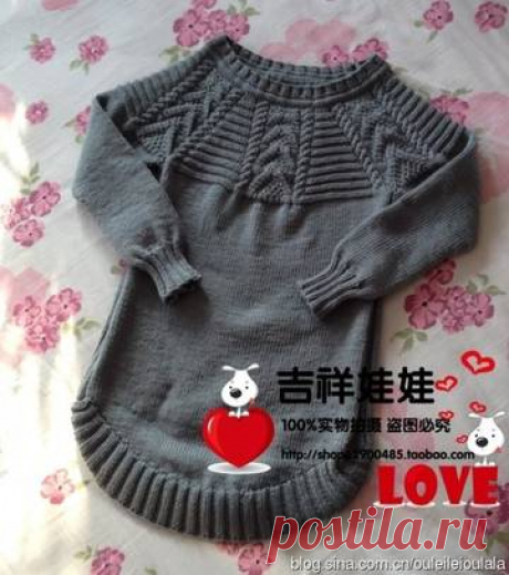 туничка с круглой кокеткой