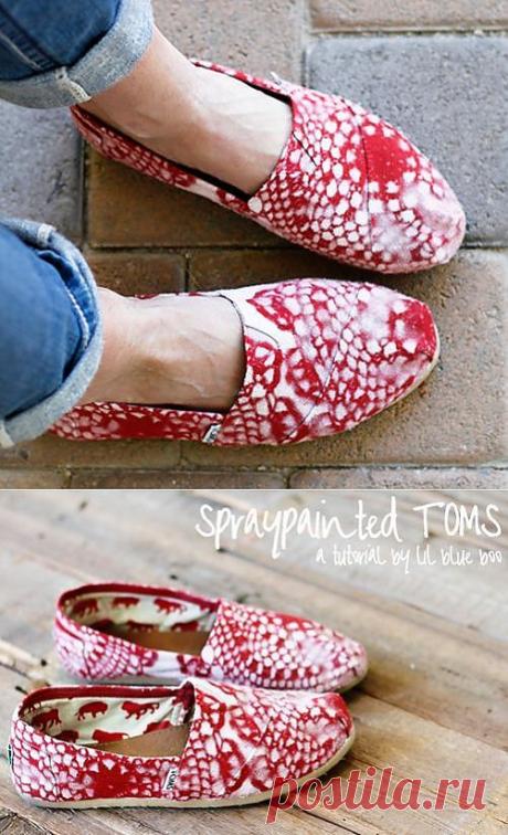 Покраска обуви (DIY) / Обувь / Модный сайт о стильной переделке одежды и интерьера