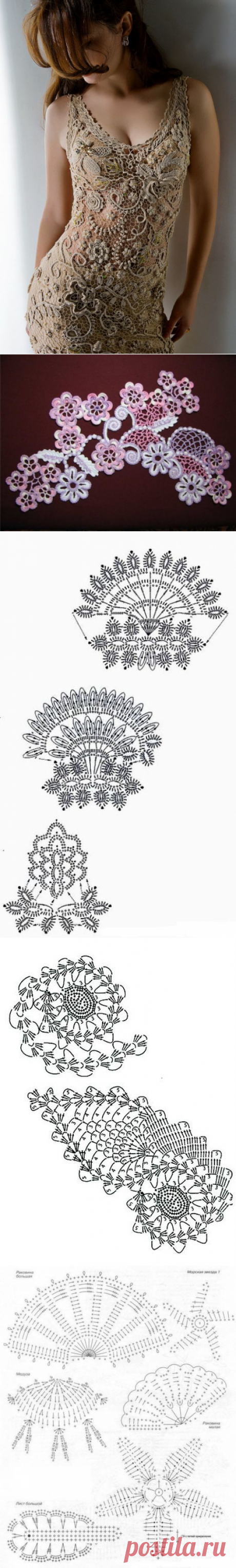 Полезные советы и схемы по ирландскому кружеву