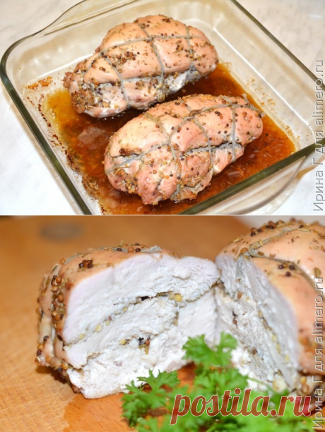 КУРИНЫЙ РУЛЕТ В ДУХОВКЕ
4 шт. куриного филе
1 ст. л. розмарина
1 ст. л. семян кинзы  (кориандра)
1 ст. л. французской горчицы
соль по вкусу