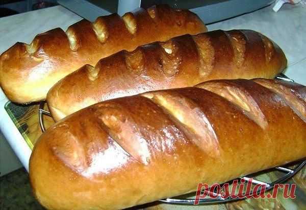 Самые вкусные рецепты: Домашние батоны на кефире