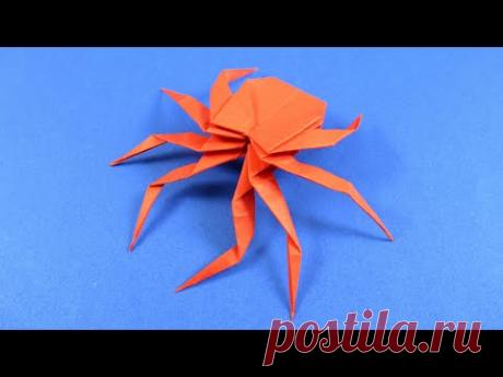 Прыгающий паук из бумаги #shorts