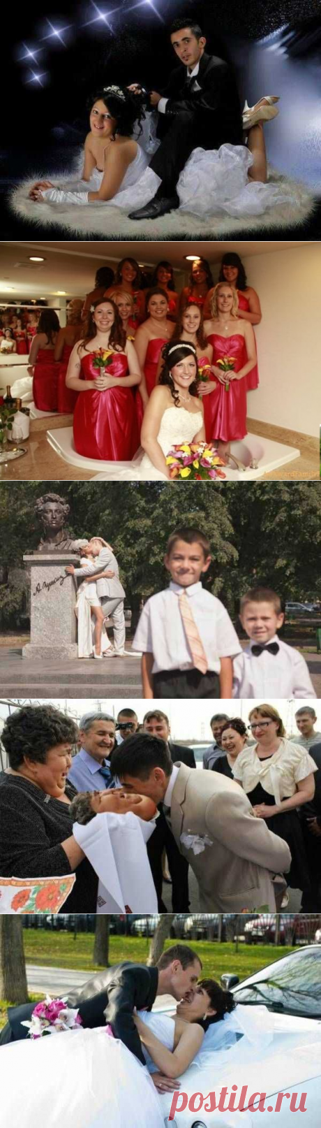 20 самых ужасных и сумасшедших свадебных фото, когда фотограф не слабо поиздевался | Интересные Факты