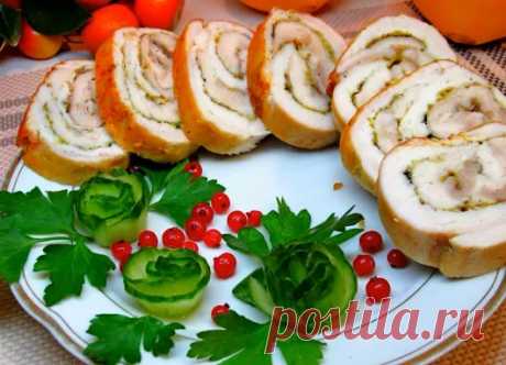 Рулеты из куриного филе Из куриного мяса очень много можно приготовить очень ...