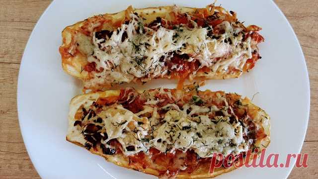 Лодочки из кабачков, запеченные в духовке. Пошаговый рецепт с фото 🍴 - InVkus
