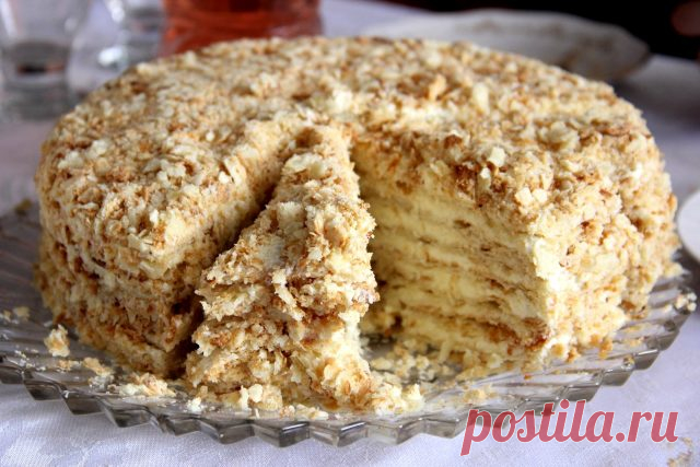 Торт Наполеон - рецепт классический пошаговый с фото. Вкусный советский торт Наполеон в домашних условиях из готового слоеного теста