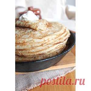Блины тонкие с секретами