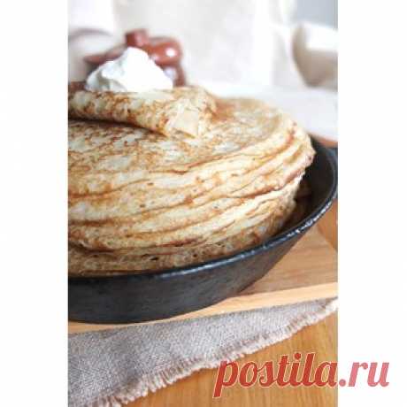 Блины тонкие с секретами