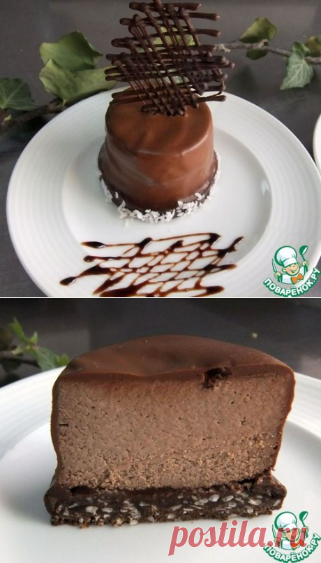 Шоколадные мини-чизкейки.