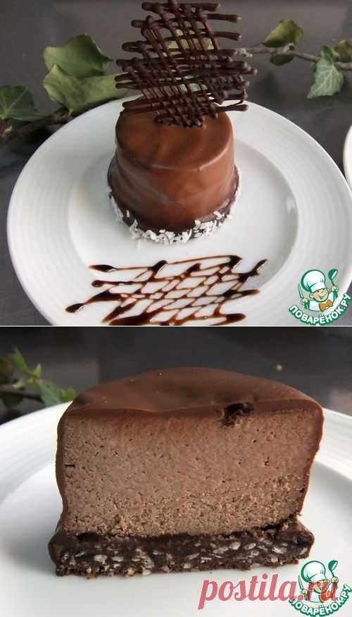 Шоколадные мини-чизкейки.