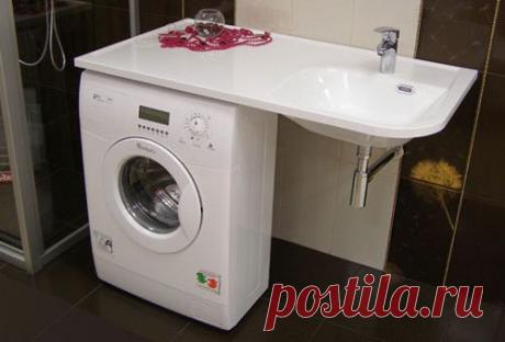 КАК ПРИСТРОИТЬ СТИРАЛЬНУЮ МАШИНУ