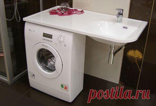КАК ПРИСТРОИТЬ СТИРАЛЬНУЮ МАШИНУ