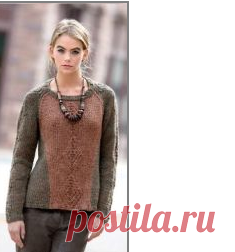 Вяжем джемпер Лесные Алмазы