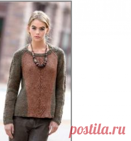 Вяжем джемпер Лесные Алмазы